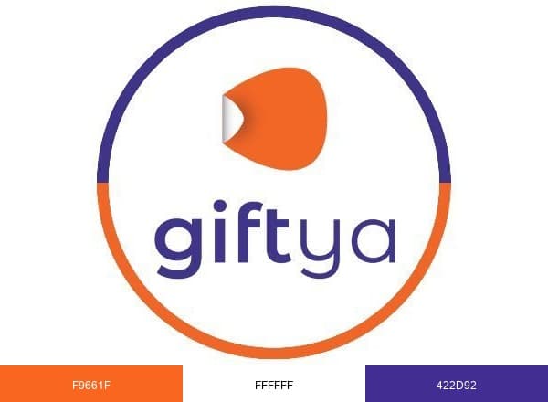 GiftYa brand color palette