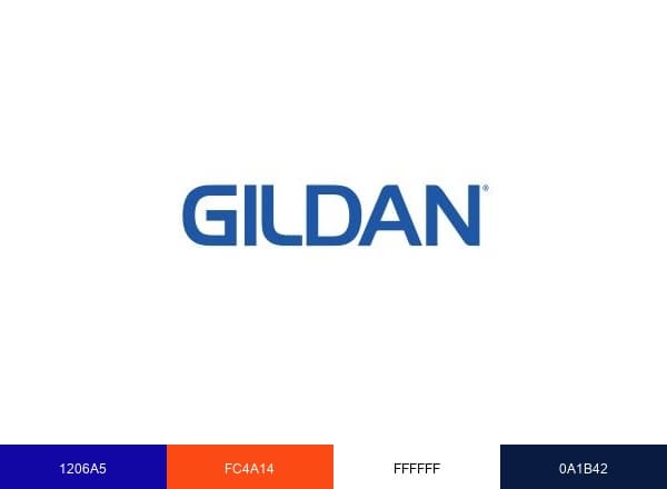 Gildan brand color palette