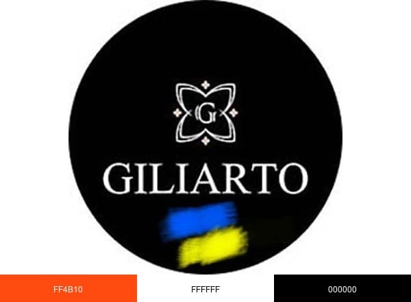 Giliarto brand color palette