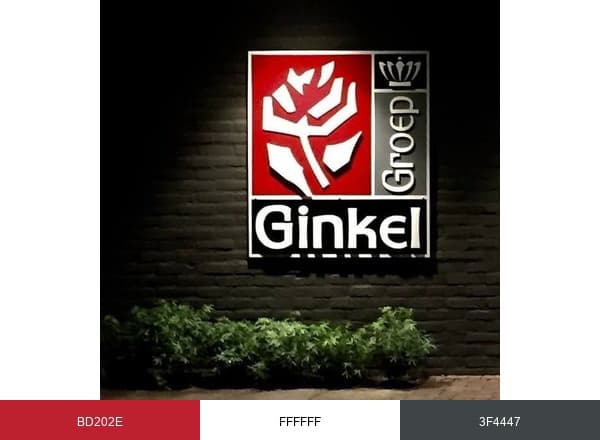 Koninklijke Ginkel Groep brand color palette