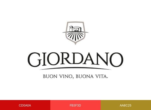 Giordano Vini brand color palette