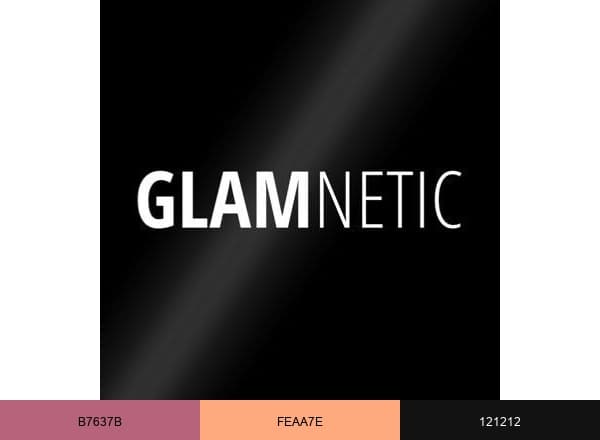 GLAMNETIC brand color palette
