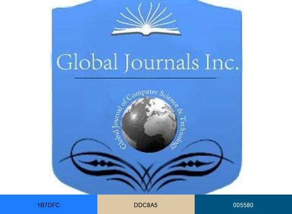 Global Journals brand color palette