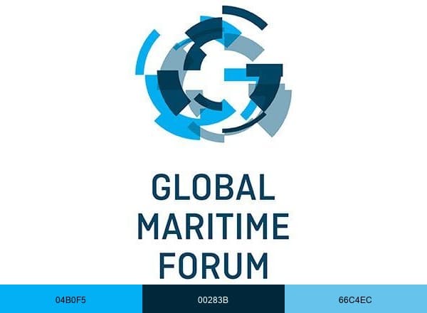 Global Maritime Forum brand color palette