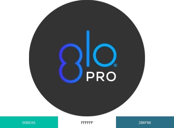 GLO Science Professional brand color palette