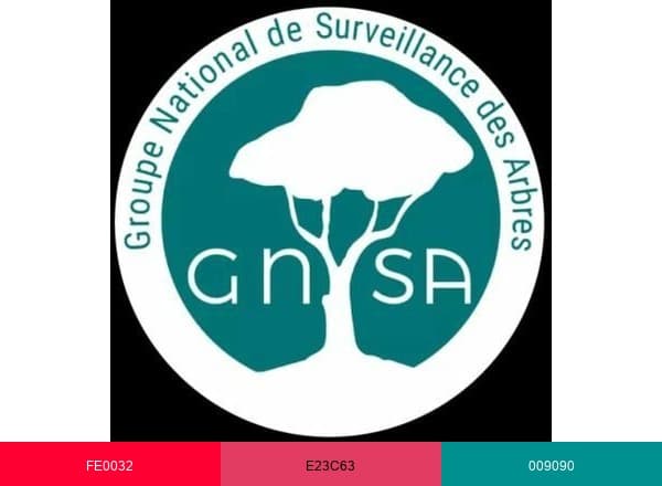 GNSA  Groupe National de Surveillance des Arbres brand color palette