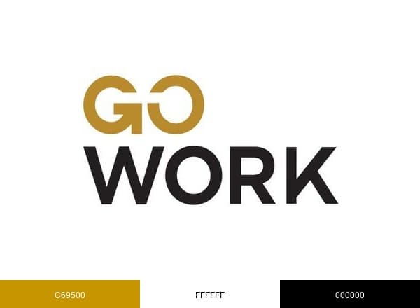 GoWork brand color palette