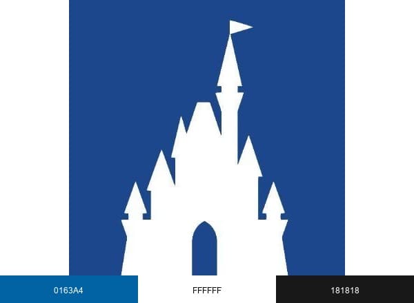 Disney World Resort brand color palette