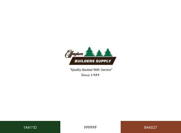 Effingham Builders brand color palette