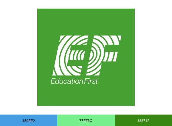 EF Go Ahead Tours brand color palette