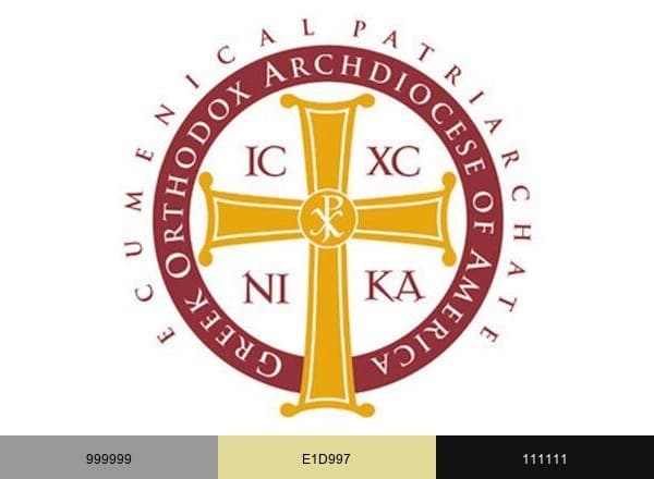Greek Orthodox Archdiocese of America brand color palette
