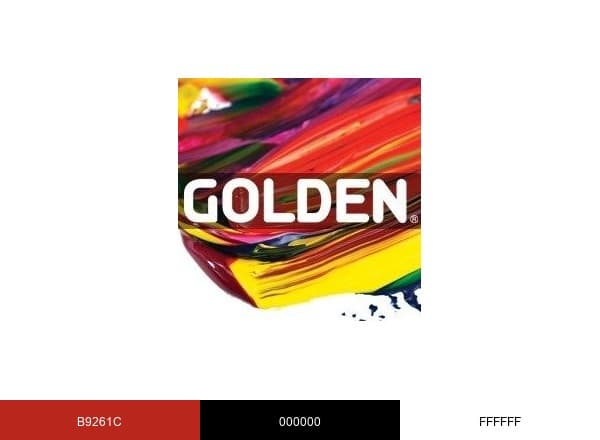 Golden Artist Colors brand color palette