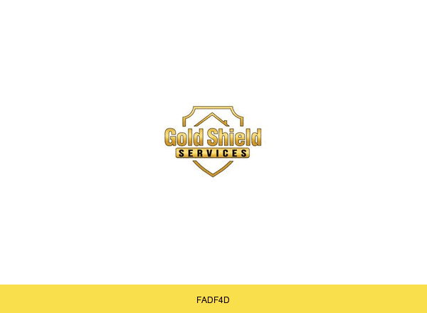 Gold Shield Services brand color palette