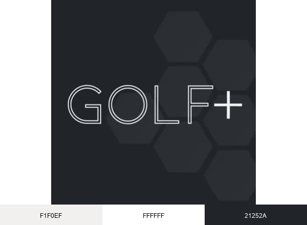 Golf+ Performance brand color palette
