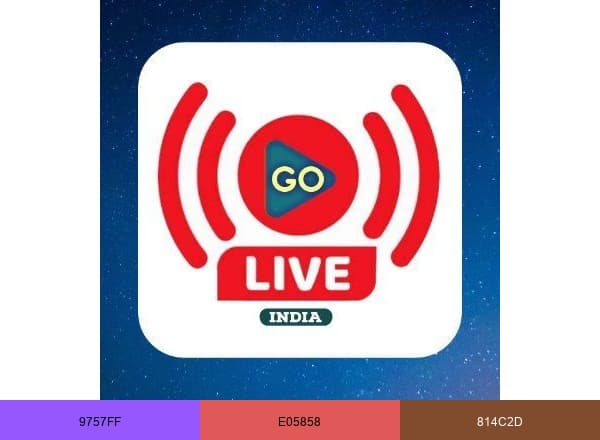 GoLiveIndia brand color palette