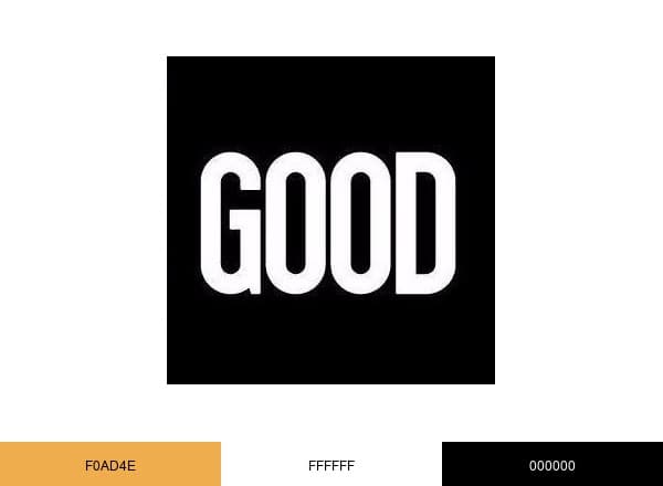GOOD brand color palette