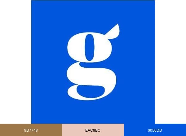 Good Dog brand color palette