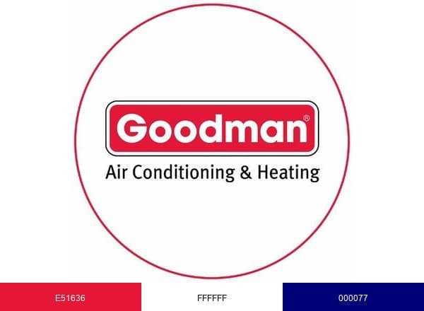 Goodman Air Conditioning & Heating brand color palette