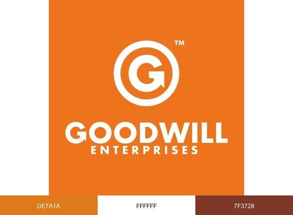 Goodwill brand color palette