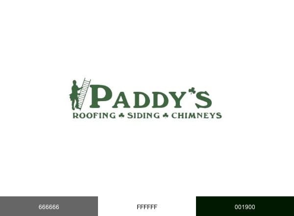 Paddy's brand color palette