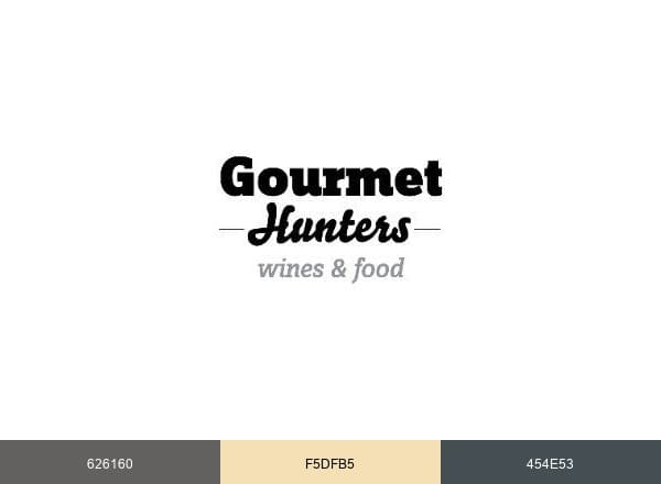 Gourmet Hunters brand color palette