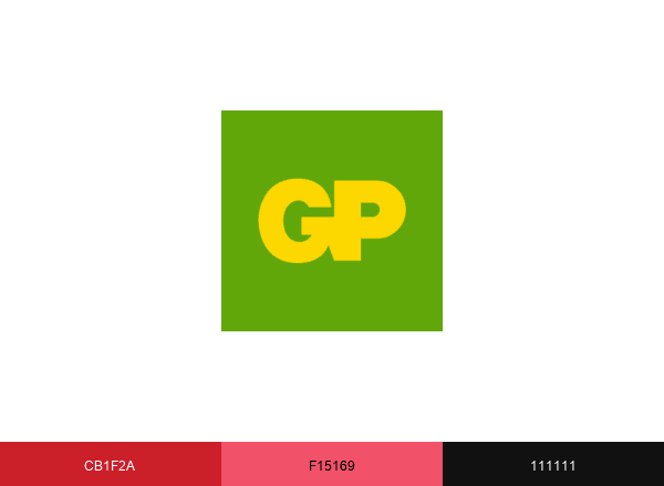GP Batteries brand color palette