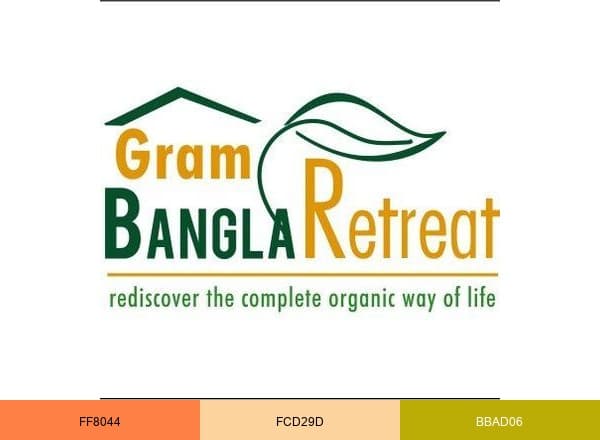 Gram Bangla Retreat brand color palette