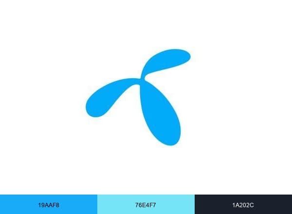 Grameenphone brand color palette