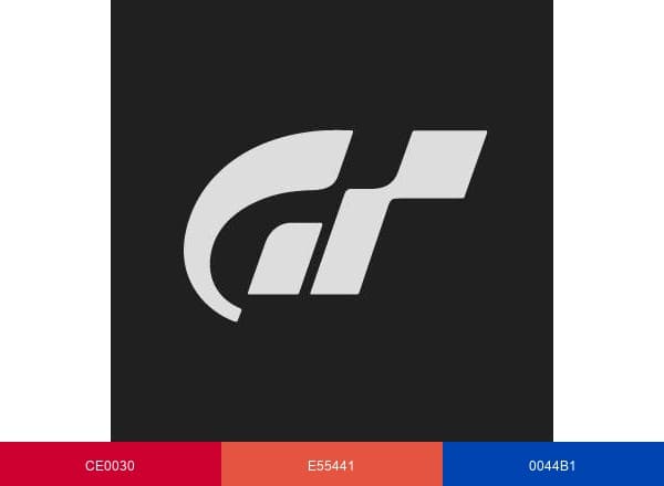 Gran Turismo brand color palette