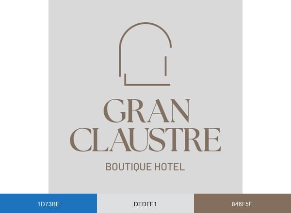 Gran Claustre Boutique Hotel + RESTAURANT & SPA brand color palette