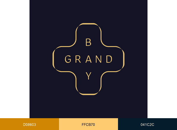 Grand Bay Hotel San Francisco brand color palette