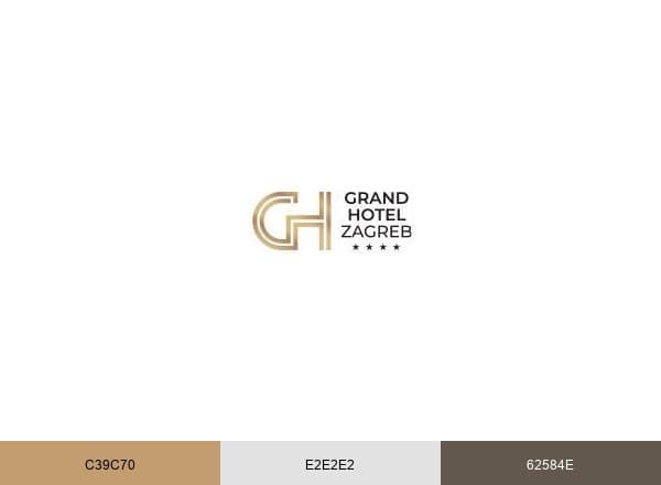 Grand Hotel Zagreb brand color palette