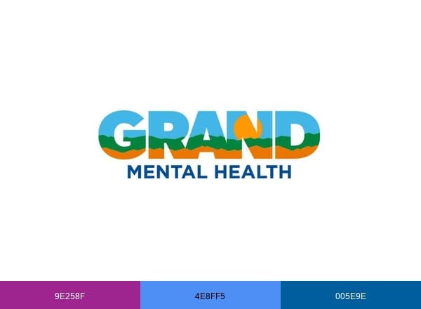 GRAND Mental Health brand color palette