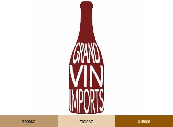 Grand Vin Imports brand color palette