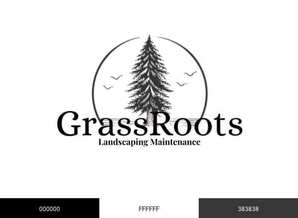 GrassRoots Landscaping Maintenance brand color palette