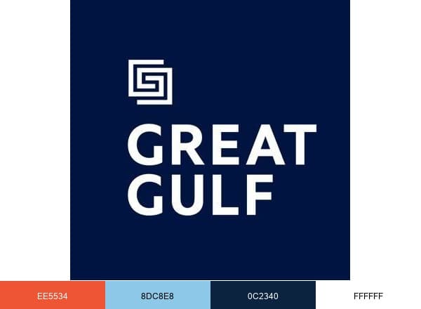 Great Gulf brand color palette