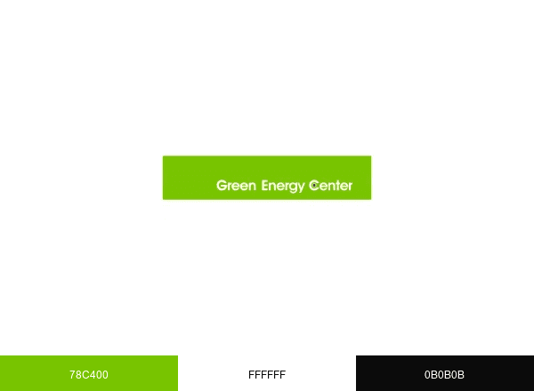 Green Energy Center brand color palette
