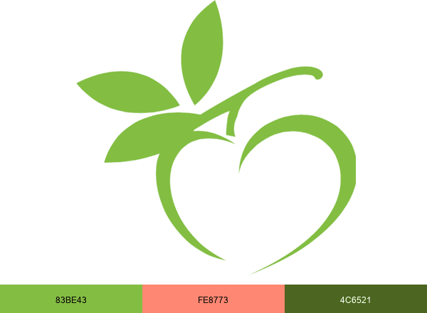 Green Apple Kids T.O. brand color palette