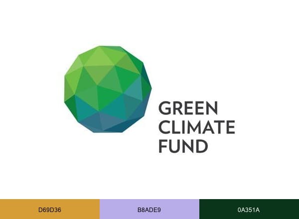 Green Climate Fund brand color palette