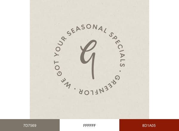 Greenflor brand color palette