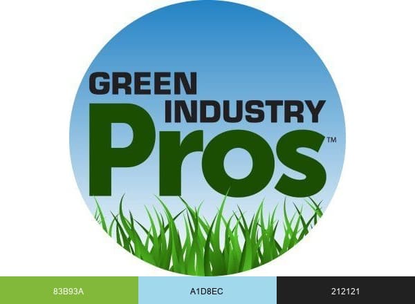 Green Industry Pros brand color palette