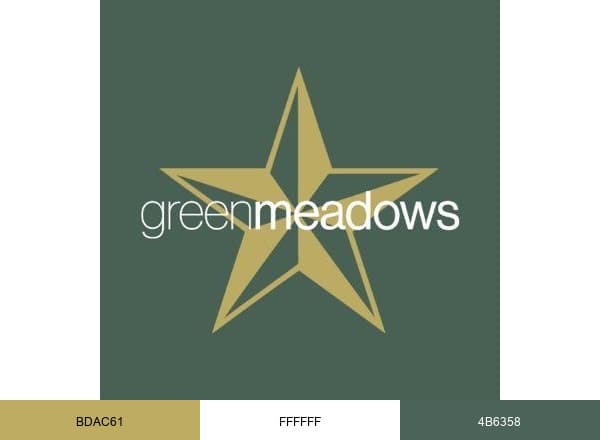 Green Meadows brand color palette