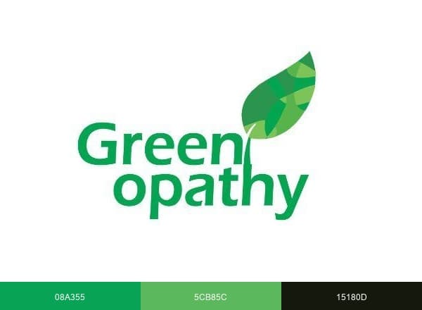 Greenopathy brand color palette