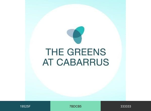 The Greens at Cabarrus brand color palette