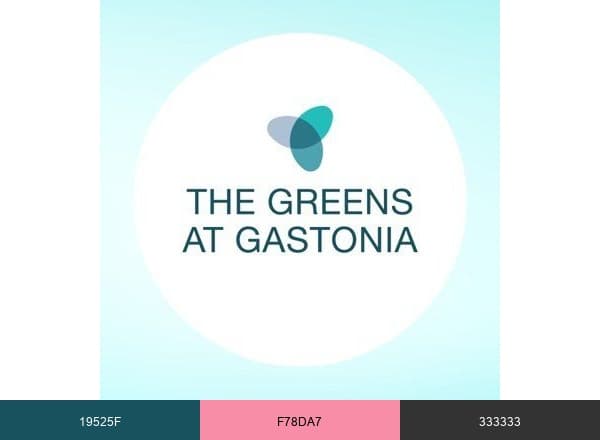 The Greens at Gastonia brand color palette