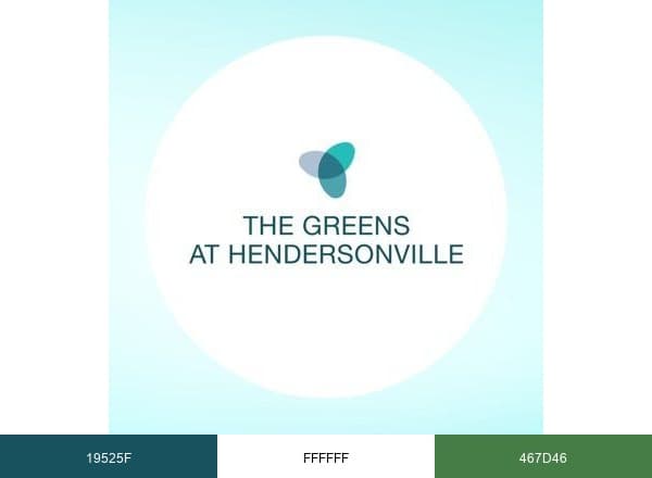 The Greens at Hendersonville brand color palette