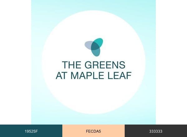 The Greens at Maple Leaf brand color palette