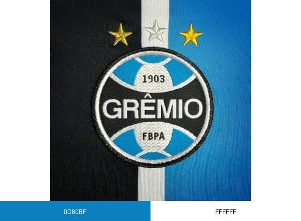 Grêmio FBPA brand color palette