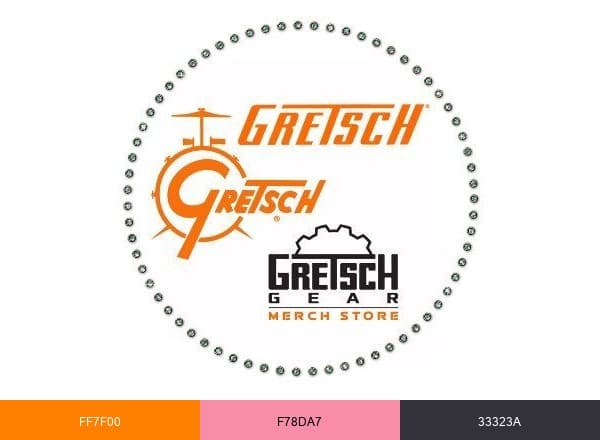 The Gretsch Company brand color palette