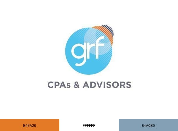 GRF CPAs & Advisors brand color palette